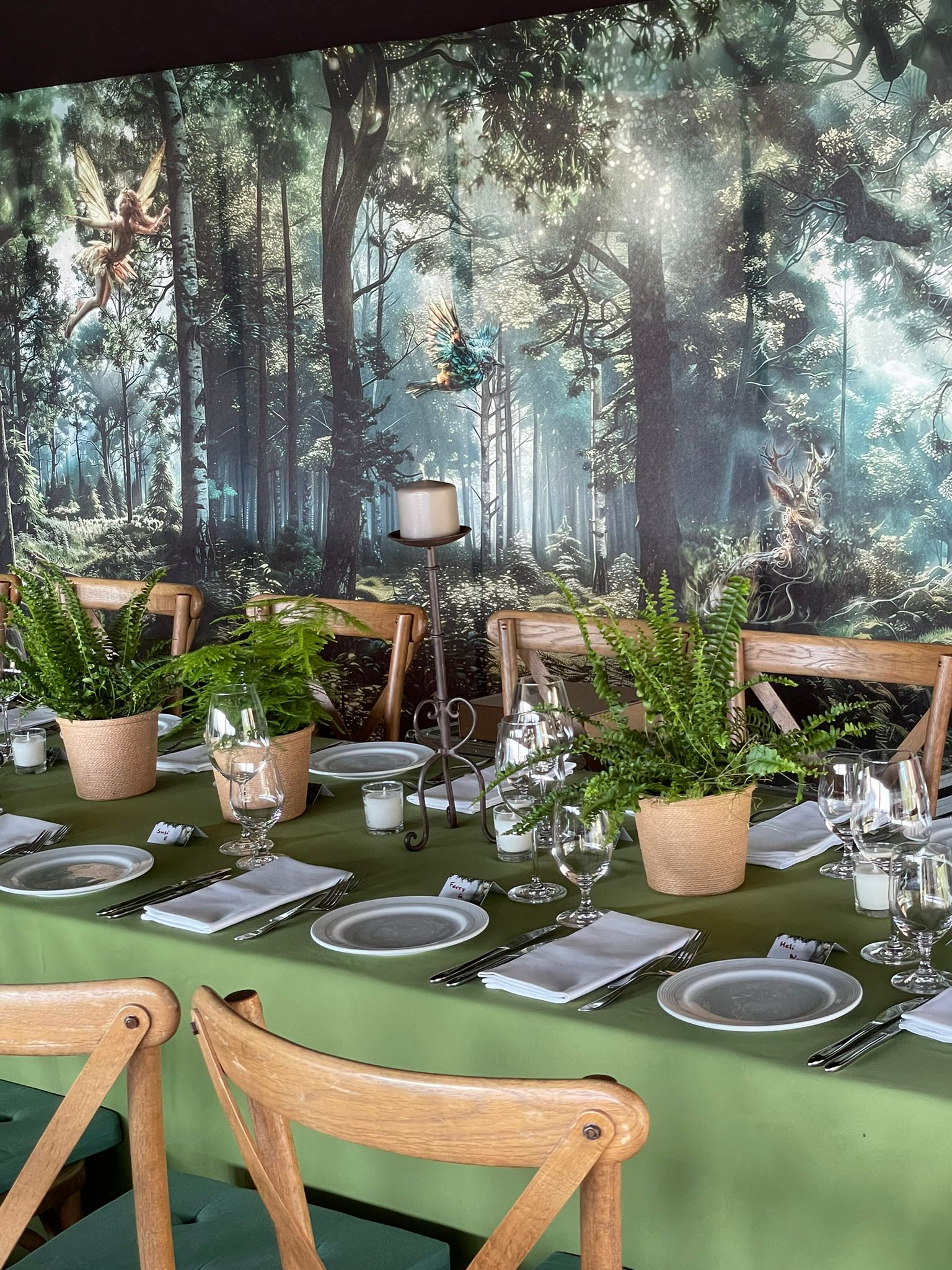 Wandgestaltung für private Events