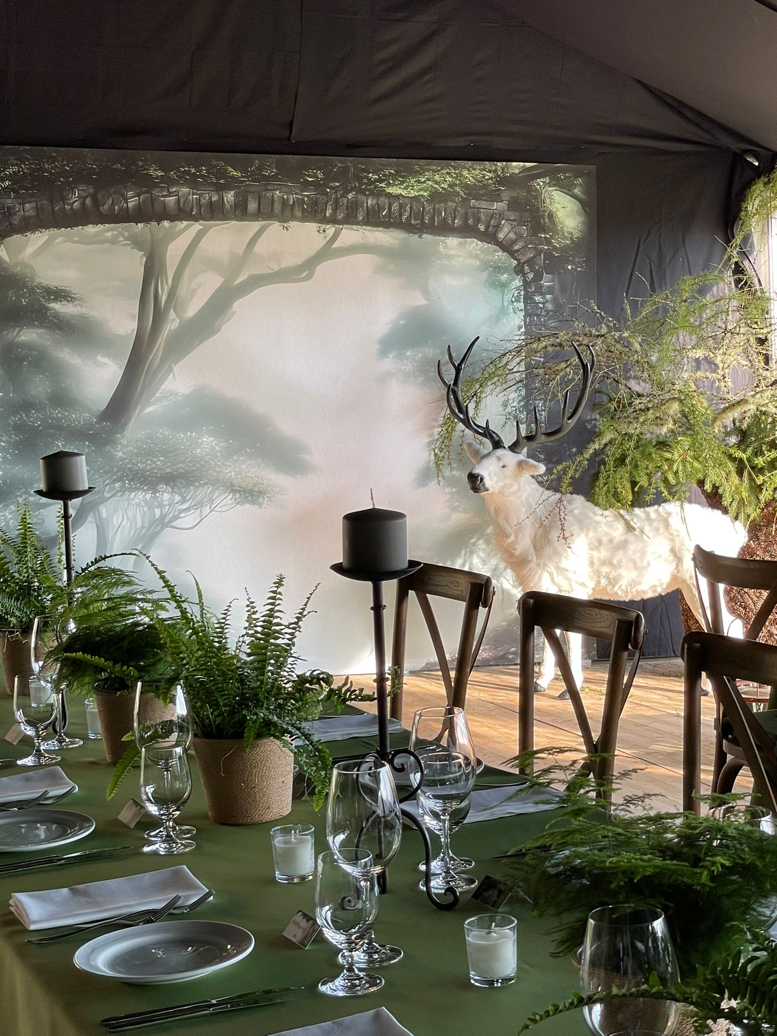 Wandgestaltung für private Events