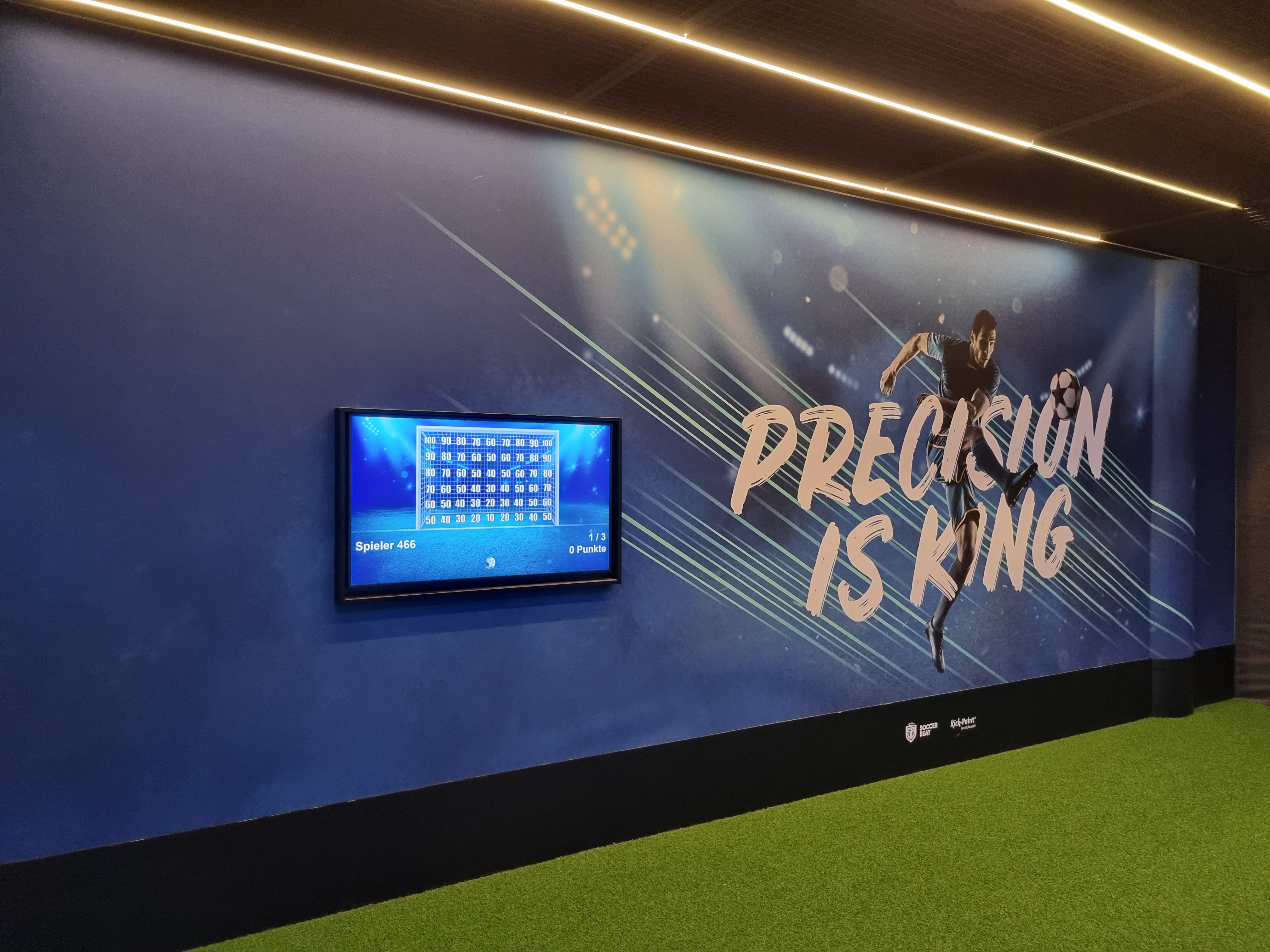 Soccerhalle Wandgestaltung
